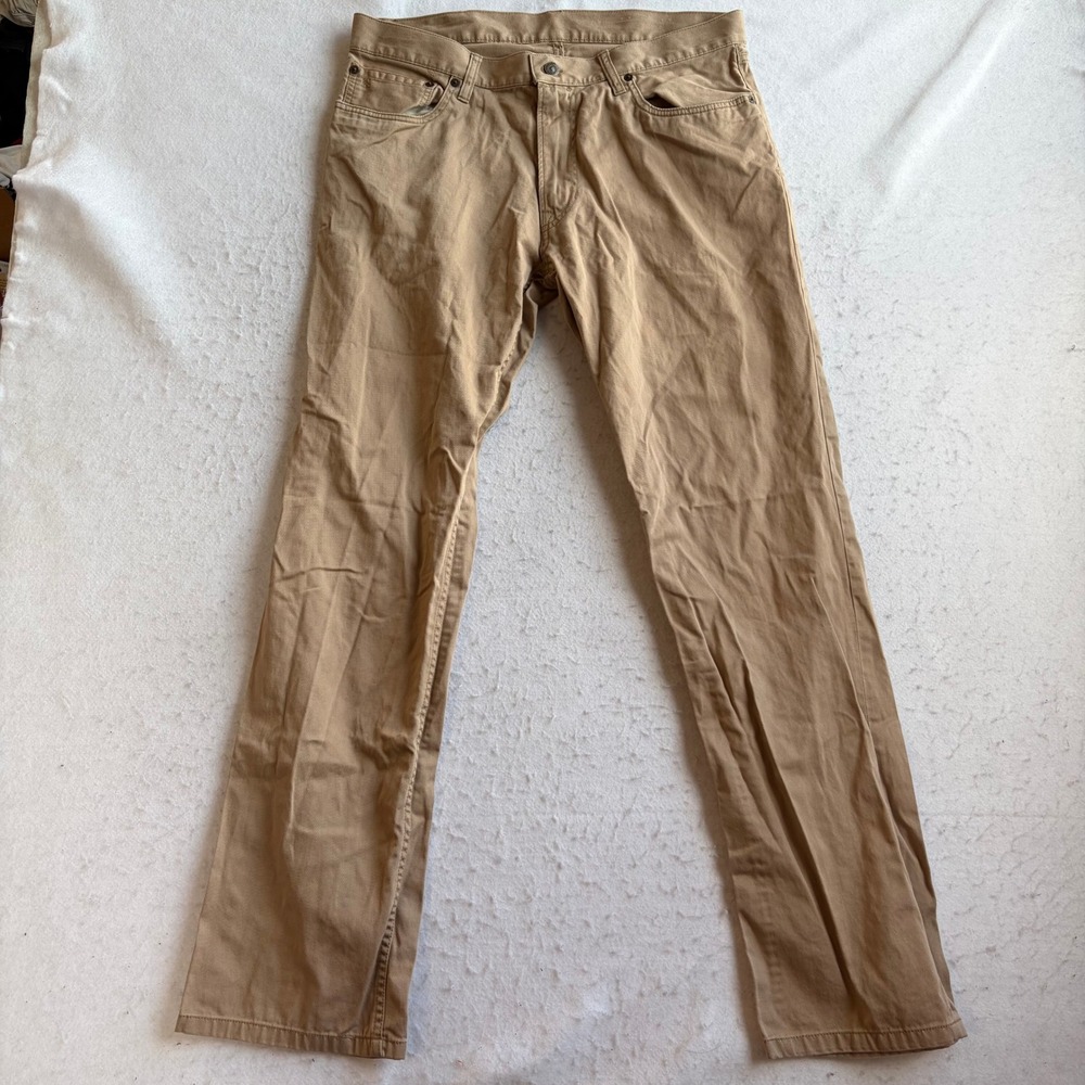 Polo Ralph Lauren Chino Pants Mens 34x32 Tan Straight Leg Cotton
